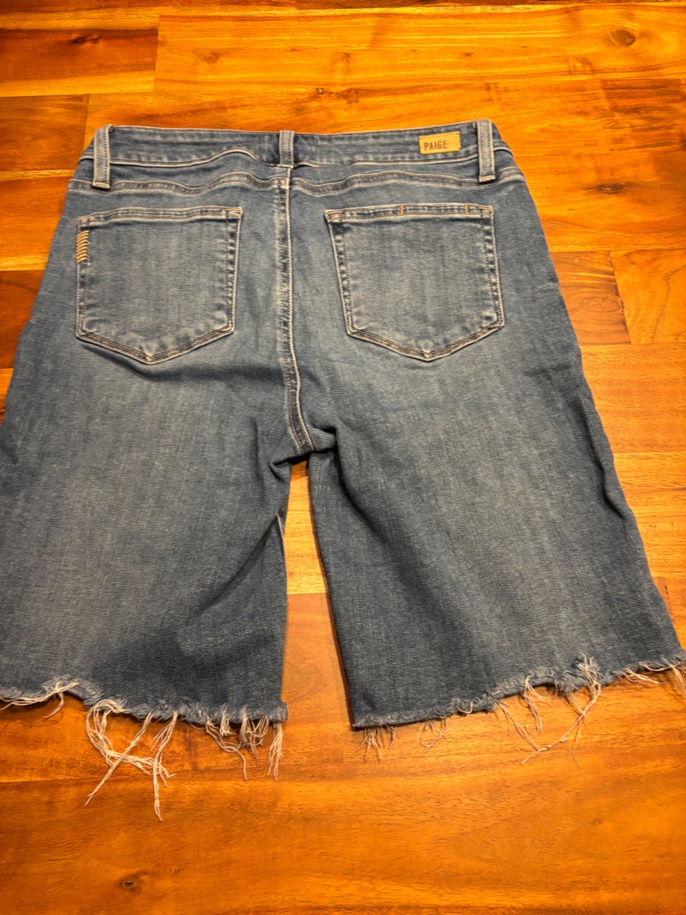 PAIGE Jax Knee Denim Bermuda Shorts - Size 29
